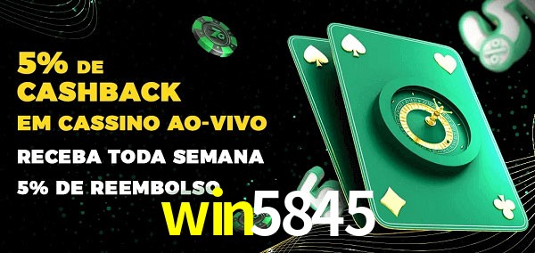 Promoções do cassino ao Vivo win5845